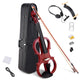 Full Size Electric Violin for Beginners with Headphone Rosin Case