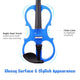 Full Size Electric Violin for Beginners with Headphone Rosin Case