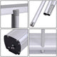 33" Roll Up Retractable Banner Stand Economy