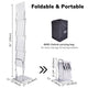 Foldable Literature Stand Magazine Rack 4 Pockets