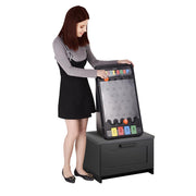 WinSpin 25"x14" 4-Slot Plinking Prize Drop Board & Pucks