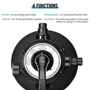 12" Pool Sand Filter and Pump for Above Ground