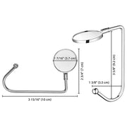 Set of(12) Metal Curtain Hooks