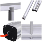 40x79 Display Banner Stand Retractable Deluxe