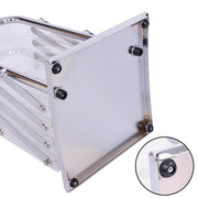 Foldable Literature Stand Magazine Rack 4 Pockets