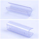 DELight 50 Pieces 1/2" PVC Channel Mounting Flex Neon Lights