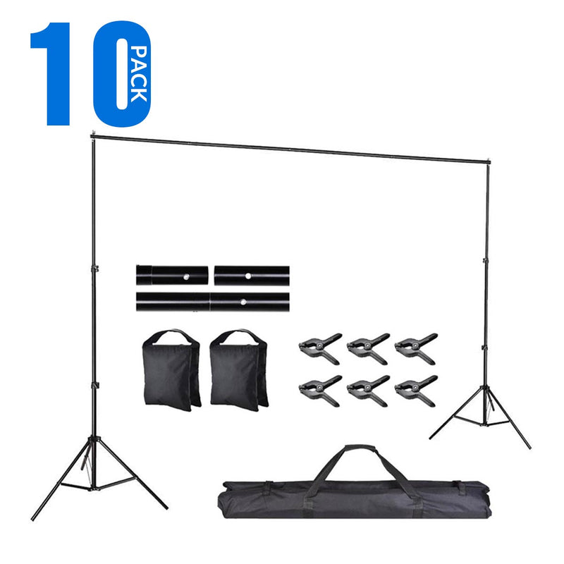 7x10 ft Adjustable Metal Photo Backdrop Stand