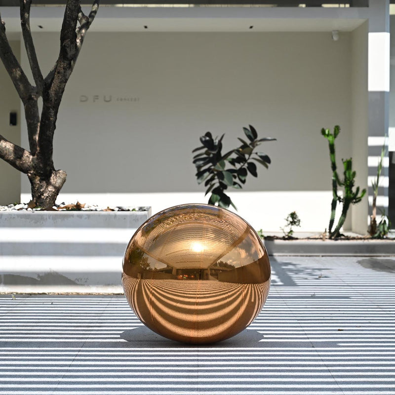 Giant Inflatable Mirror Ball in Iridescent, Gold, Silver, Black