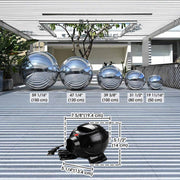 TheDisplayOutlet Giant Inflatable Mirror Ball Shinny Balls with Electric Pump Image