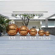 Giant Inflatable Mirror Ball in Iridescent, Gold, Silver, Black