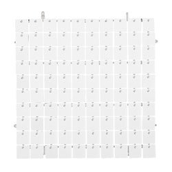 10x8ft Heavy Duty Shimmer Wall Backdrop with Frame