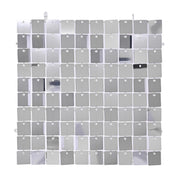 TheDisplayOutlet 10x7ft Shimmer Wall Backdrop Stand Kit Trade Show Photo Booth, Silver Image