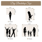 Square Shimmer Wall Decorative Signs Tradeshow Backdrop