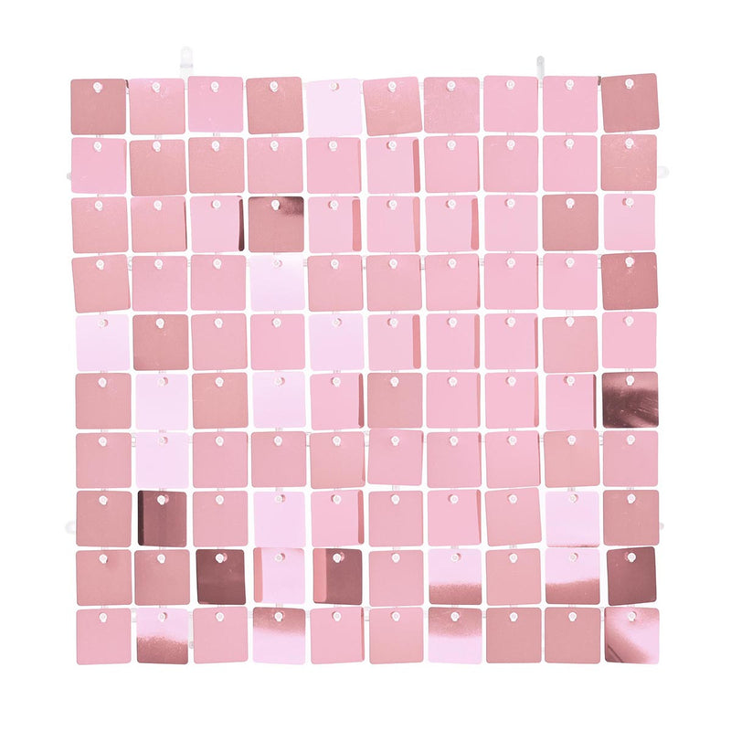 TheDisplayOutlet 10x7ft Shimmer Wall Backdrop Stand Kit Trade Show Photo Booth, Pink Image