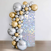 Arched Sequin Shimmer Wall Decorative Signs Tradeshow Backdrop