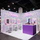 Arched Sequin Shimmer Wall Decorative Signs Tradeshow Backdrop