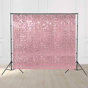 TheDisplayOutlet 10x8.5ft Shimmer Wall Backdrop Stand Kit Trade Show Photo Booth, Pink Image