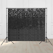 TheDisplayOutlet 10x8.5ft Shimmer Wall Backdrop Stand Kit Trade Show Photo Booth, Black Image
