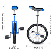 TheDisplayOutlet 18 inch Unicycle Kids Unicycle Image