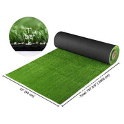 TheDisplayOutlet Green Indoor Outdoor Grass Carpet Roll 3/8" Pile Height, 3x65ft Image