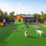 Artificial Turf Rolls for Playground Backyard 3/8" Pile Height