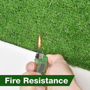 TheDisplayOutlet Artificial Turf Rolls for Playground Backyard 3/8" Pile Height Image