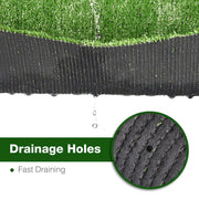 Artificial Turf Rolls for Playground Backyard 3/8" Pile Height