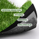Artificial Turf Rolls for Playground Backyard 13/16" Pile Height