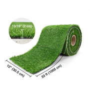 TheDisplayOutlet Artificial Turf Rolls for Playground Backyard 13/16" Pile Height, 1x33ft Image