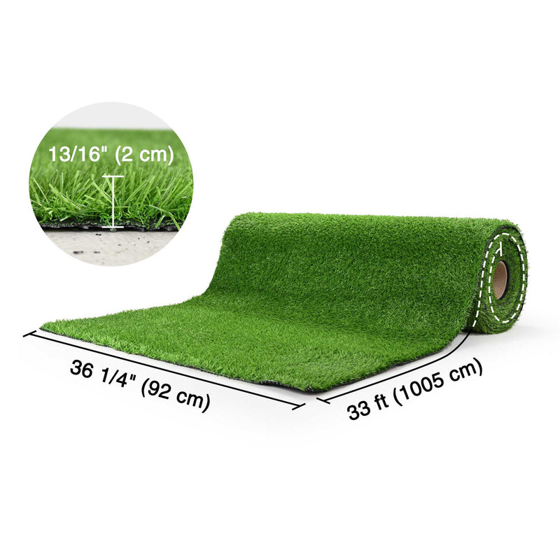 TheDisplayOutlet Artificial Turf Rolls for Playground Backyard 13/16