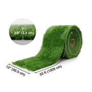 Artificial Grass Turf Strips for Pavers Driveway Yard 1 3/8" Pile