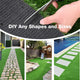 Artificial Grass Turf Strips for Pavers Driveway Yard 1 3/8" Pile