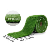Artificial Grass Turf Strips for Pavers Driveway Yard 1 3/8" Pile