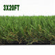 TheDisplayOutlet Artificial Turf Multi-Tone Blend with Tan Thatch 1.38" Pile, 3x20ft Image