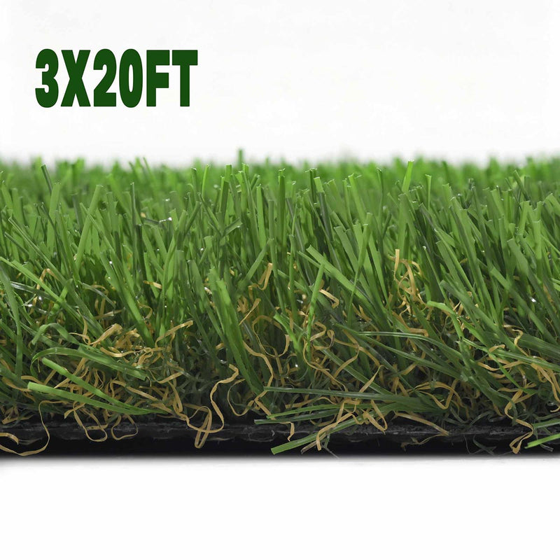 TheDisplayOutlet Artificial Turf Multi-Tone Blend with Tan Thatch 1.38