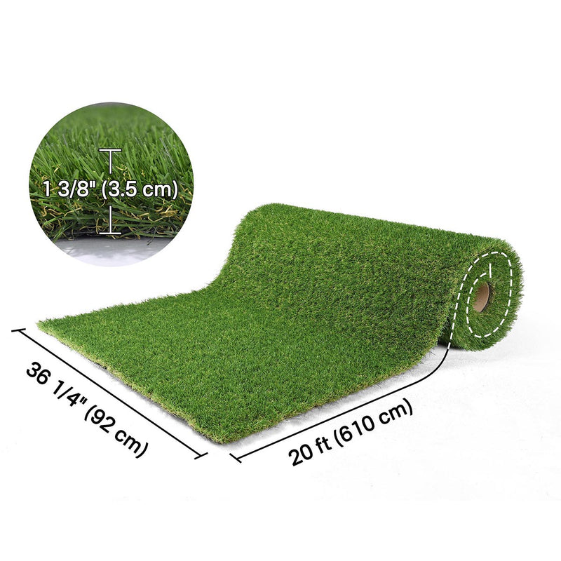 TheDisplayOutlet Event Turf Multi-Tone & Tan Thatch for Expos, Booth Flooring 1 3/8