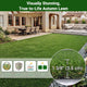 TheDisplayOutlet Artificial Turf Multi-Tone Blend with Tan Thatch 1.38" Pile Image