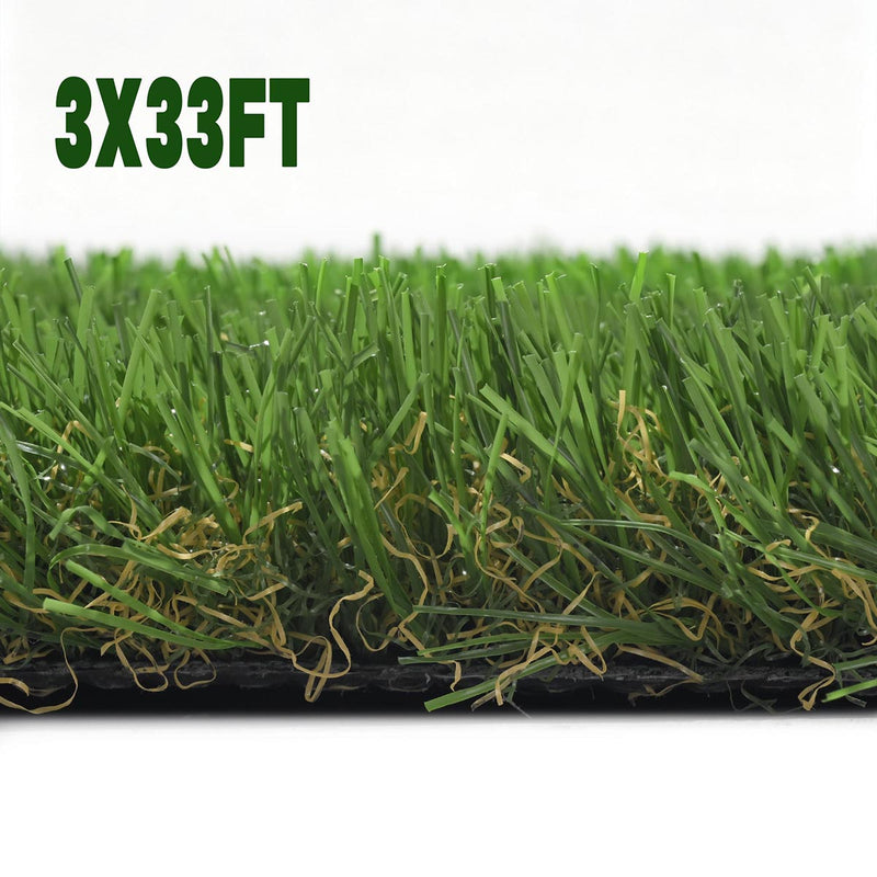 TheDisplayOutlet Artificial Turf Multi-Tone Blend with Tan Thatch 1.38