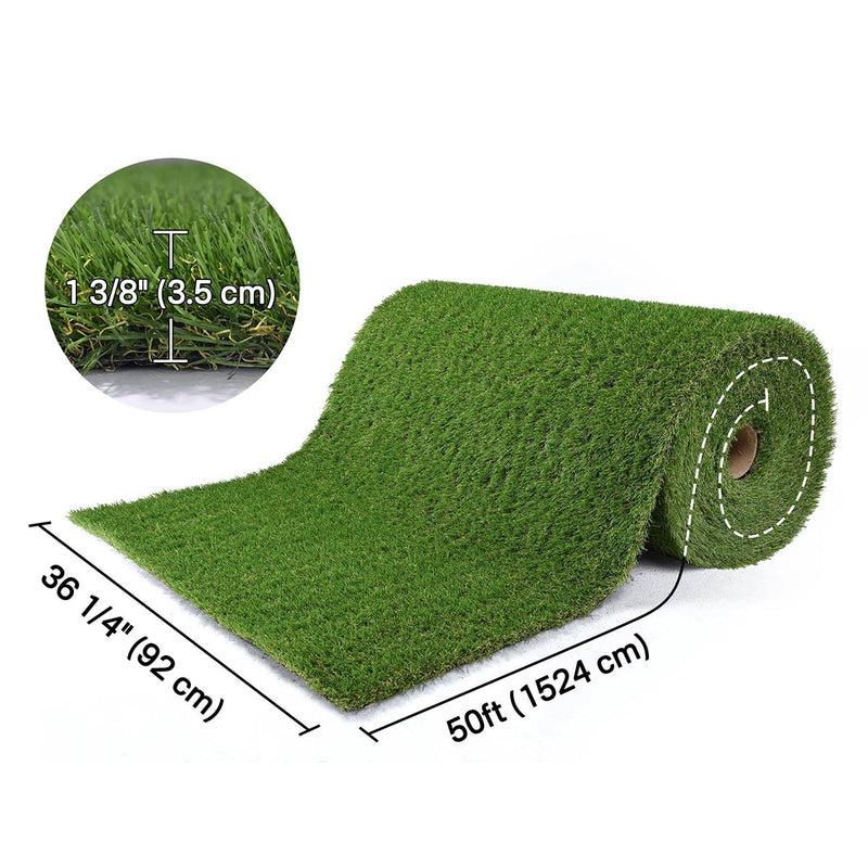 TheDisplayOutlet Event Turf Multi-Tone & Tan Thatch for Expos, Booth Flooring 1 3/8