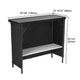 TheDisplayOutlet Portable Folding Bar Counter Table with Storage Image