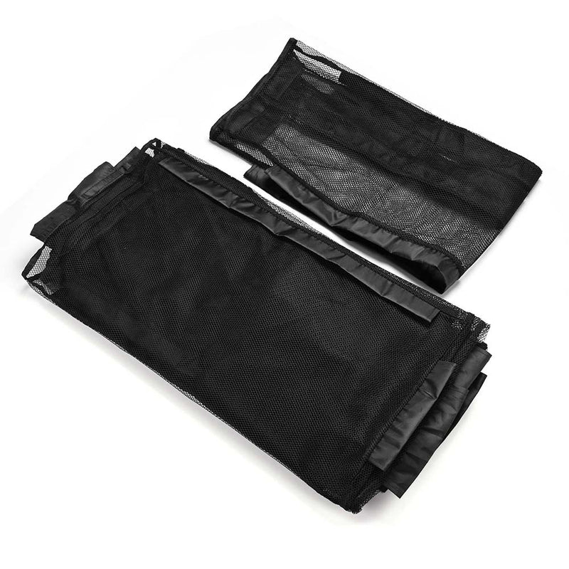 TheDisplayOutlet Mesh Replacement for Steel Pool Storage Bin, 210Gal+2nd Tier Black Image