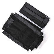 TheDisplayOutlet Mesh Replacement for Heavy Duty Pool Storage Bin(PVC), 217 Gal+2nd Tier Black Image