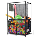 Pool Storage Bin Mesh Basket Nooddle Holder 36x24x57 Black