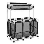 TheDisplayOutlet Heavy Duty Pool Storage Bin Mesh Basket(PVC), 217 Gal+2nd Tier Image