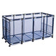 TheDisplayOutlet Pool Storage Bin Mesh Basket for Float, Raft, Noodle, 280 Gal Blue Image