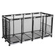 TheDisplayOutlet Pool Storage Bin Mesh Basket for Float, Raft, Noodle, 280 Gal Black Image
