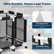 TheDisplayOutlet Heavy Duty Pool Storage Bin Mesh Basket(PVC) Image