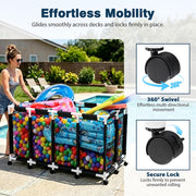 TheDisplayOutlet Heavy Duty Pool Storage Bin Mesh Basket(PVC) Image