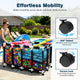 TheDisplayOutlet Heavy Duty Pool Storage Bin Mesh Basket(PVC) Image