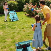 TheDisplayOutlet Pool Cornhole Toss Board (12 Holes) Throwing Yard Game Image